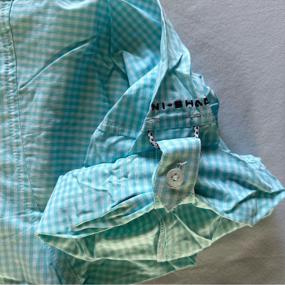 Columbia PFG Fishing Shirt Bundle XL 3 Pack Blue Gray Green Check NWT - Picture 7 of 16